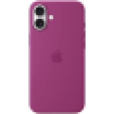iPhone 16 Plus Silicone Case with MagSafe - Fuchsia,Model A3314<br>