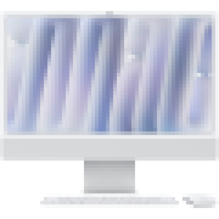 24-inch iMac with Retina 4.5K display: Apple M4 chip with 10‑core CPU and 10‑core GPU, 16GB, 512GB SSD - Silver,Model A3137<br>
