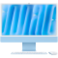 24-inch iMac with Retina 4.5K display: Apple M4 chip with 8‑core CPU and 8‑core GPU, 16GB, 256GB SSD - Blue,Model A3247<br>