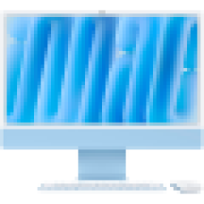 24-inch iMac with Retina 4.5K display: Apple M4 chip with 8‑core CPU and 8‑core GPU, 16GB, 256GB SSD - Blue,Model A3247<br>