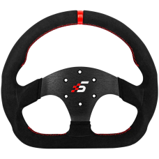 D-Shaped Steering wheel without HUB | 325mm | Alcantara