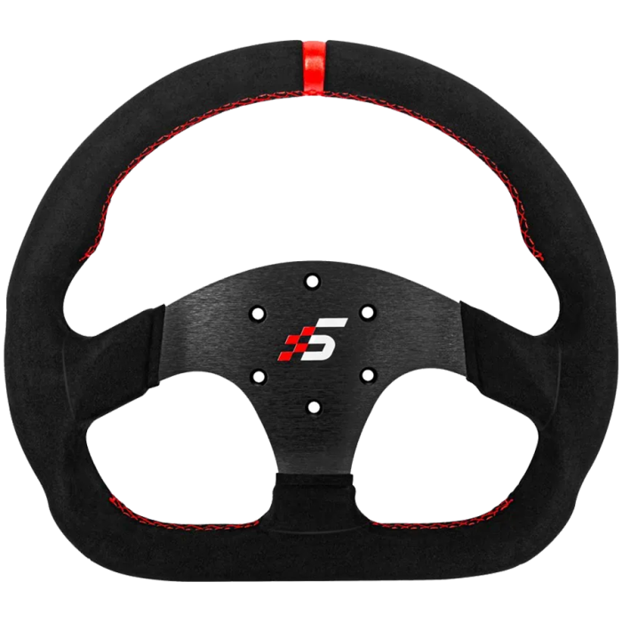 D-Shaped Steering wheel without HUB 325mm Alcantara