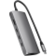 SATECHI USB-C MultiPort Adapter 8K with Ethernet V3 - Space Gray<br>