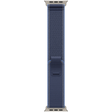 49mm Blue/Bright Blue Trail Loop - M/L - Natural Titanium Finish<br>