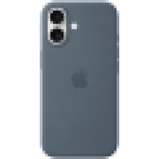 iPhone 17 Silicone Case with MagSafe - Anchor Blue,Model A3558<br>