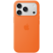 iPhone 17 Pro Silicone Case with MagSafe - Orange,Model A3559<br>