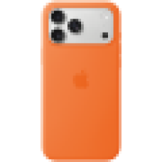 iPhone 17 Pro Max Silicone Case with MagSafe - Orange,Model A3560<br>