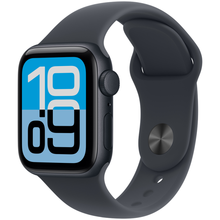 Apple Watch SE 3 GPS 40mm Midnight Aluminium Case with Midnight Sport Band - M/L,Model A3324
