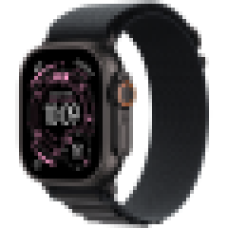 Apple Watch Ultra 3 GPS + Cellular 49mm Black Titanium Case with Black Alpine Loop - Medium,Model A3281<br>