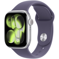 Apple Watch Series 11 GPS 42mm Silver Aluminium Case with Purple Fog Sport Band - M/L,Model A3331<br>