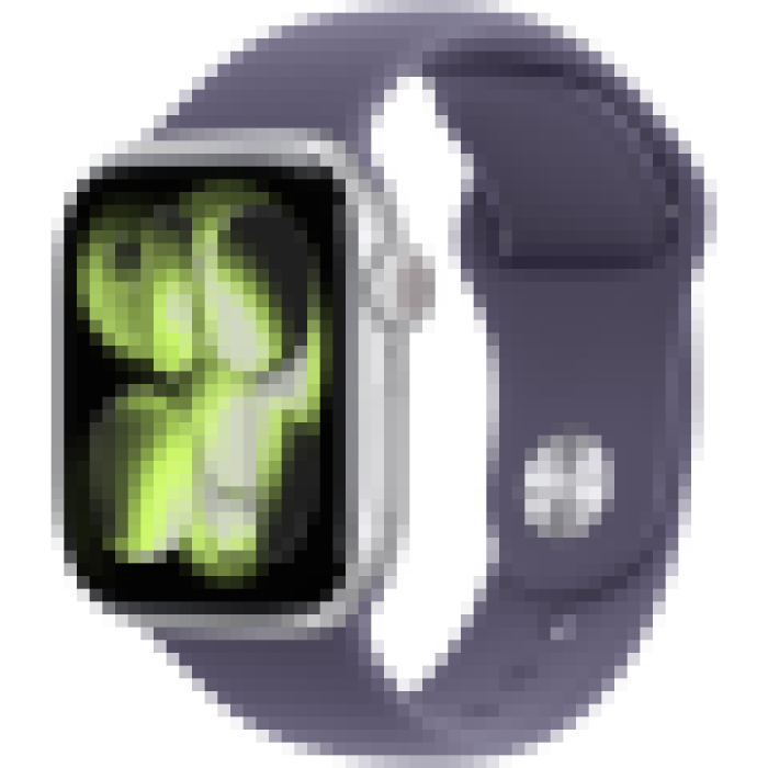 Apple Watch Series 11 GPS 42mm Silver Aluminium Case with Purple Fog Sport Band - S/M,Model A3331<br>