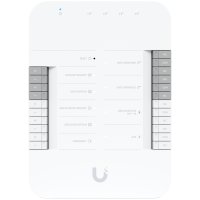 Ubiquiti UA-Hub-Gate advanced Gate Hub enabling seamless gate access control via connected Access readers or Intercom, 2x Gate operator terminals, Lock terminal (12V) for side door, AUX terminal for an external siren