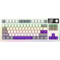 LORGAR KBP70TKLW, Wireless TKL Mechanical Gaming Keyboard Pro, Beige, EN/RU layout