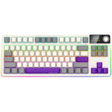LORGAR KBP70TKLW, Wireless TKL Mechanical Gaming Keyboard Pro, Beige, EN/RU layout