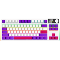 LORGAR KBP70TKLW, Wireless TKL Mechanical Gaming Keyboard Pro, White, EN/RU layout