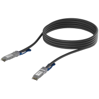 Ubiquiti UACC-DAC-QSFP28-1M QSFP28 direct attach cable with a 100 Gbps max data rate, compatible with QSFP28 and QSFP+ interfaces<br>