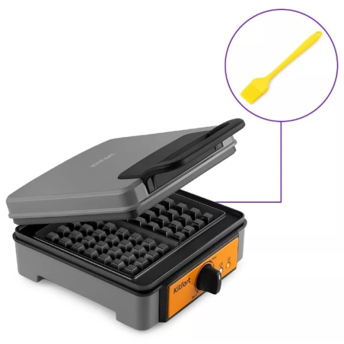 Вафельница Kitfort КТ-1694 серый