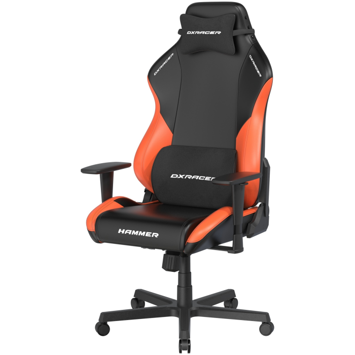 Игровое кресло DXRacer Hammer GC/LHE23LTA/NO, черный, оранжевый