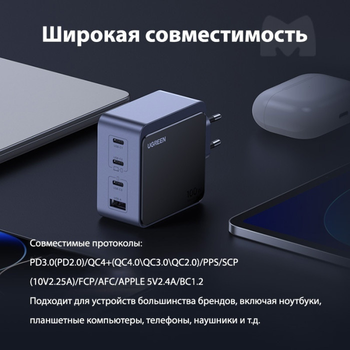 Ugreen X565 35043 USB Type-C, USB серый