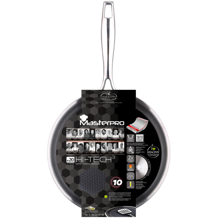 Сковорода универсальная Bergner Hi-Tech 3 Masterpro BGMP-1630 20 см