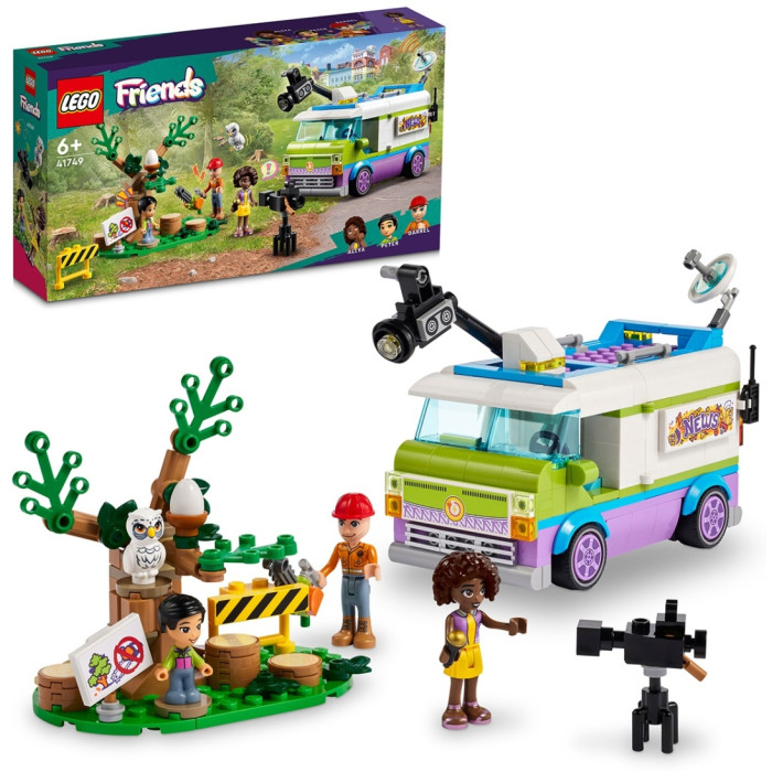 Конструктор LEGO Фургон редакции новостей, деталей 446 шт