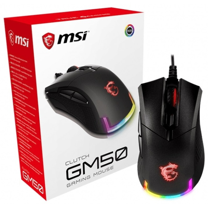 MSI Clutch GM50 Gaming черный