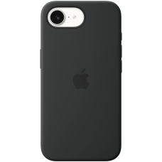 iPhone 17e Silicone Case with MagSafe - Black,Model A3646