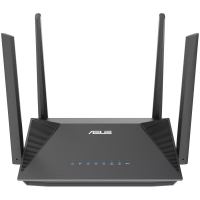 Wi-Fi Asus 802.11ax (Wi-Fi 6), 3000 Mbps, 802.1X, WAN, 4xGigabit LAN, 1xDMZ