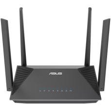 Wi-Fi Asus 802.11ax (Wi-Fi 6), 3000 Mbps, 802.1X, WAN, 4xGigabit LAN, 1xDMZ