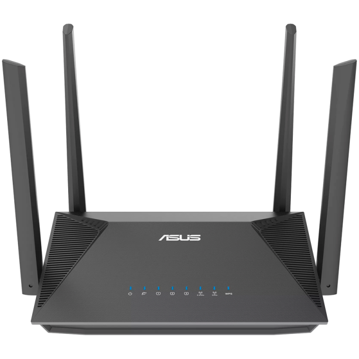 Wi-Fi Asus 802.11ax (Wi-Fi 6), 3000 Mbps, 802.1X, WAN, 4xGigabit LAN, 1xDMZ