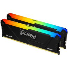Kingston 32GB 3600MT/s DDR4 CL18 DIMM (Kit of 2) FURY Beast RGB