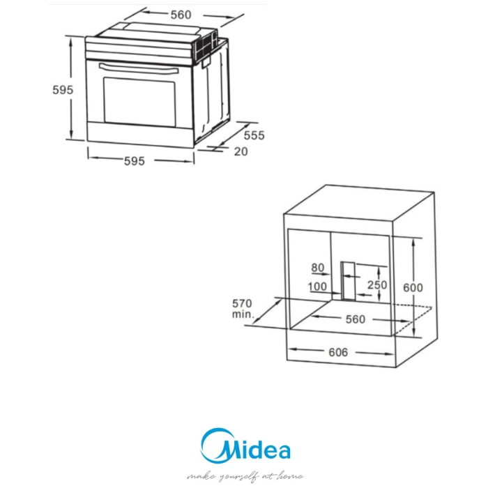 Midea MO 67000 GW белый