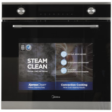 Midea MO730CЕХ черный, серебристый