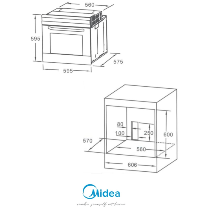 Midea MO78100CGB черный