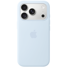 iPhone 18 Pro Silicone Case with MagSafe - Crisp Blue, Model A3701