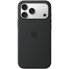 iPhone 18 Pro Max Silicone Case with MagSafe - Black, Model A3702