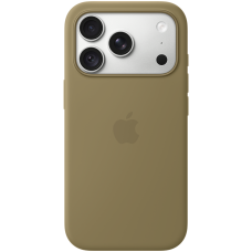 iPhone 18 Pro Silicone Case with MagSafe - Olive, Model A3701