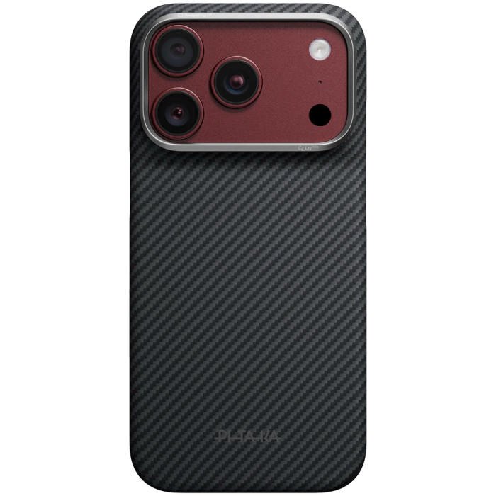 PITAKA Classic-Black Grey(Twill) Edge Case for iPhone 18 Pro