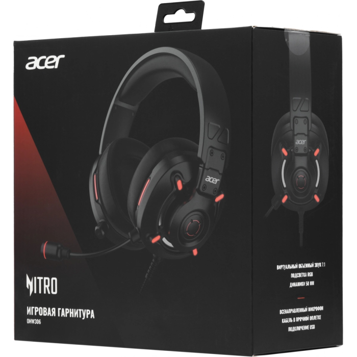 Acer OHW306 черно-красный