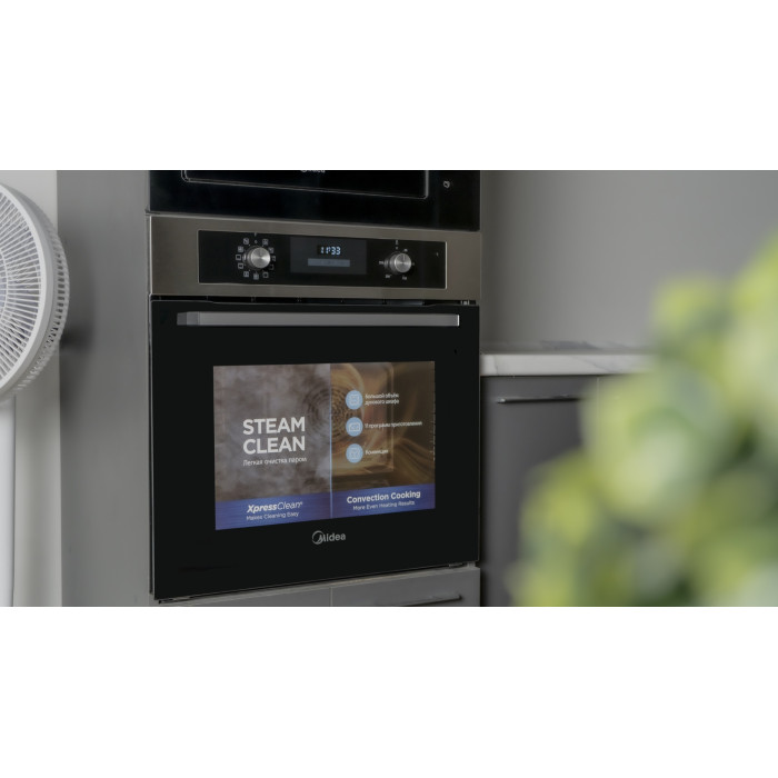 Midea MO690A0X черный, стальной