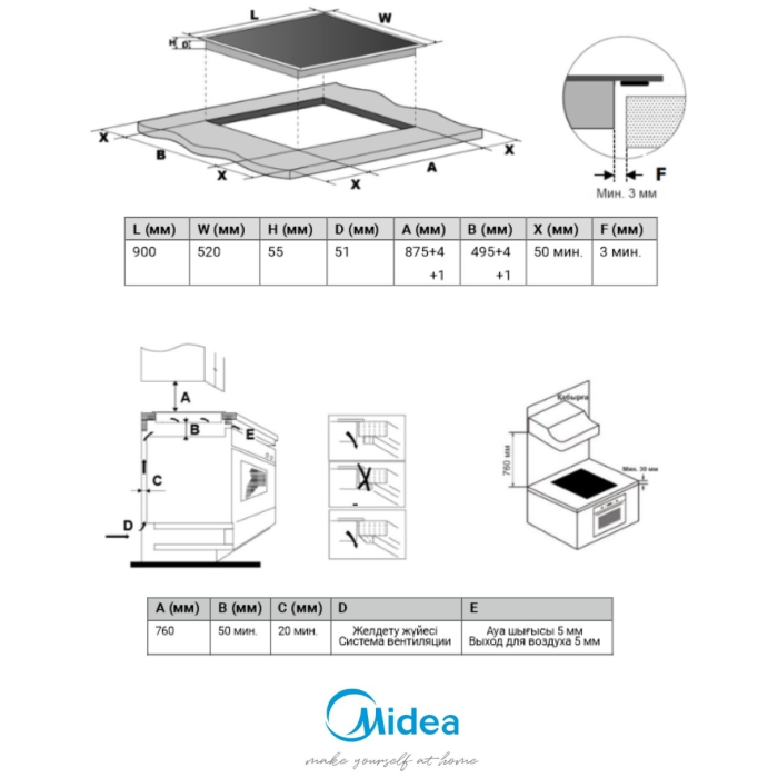 Midea MCH-B9052OG черный