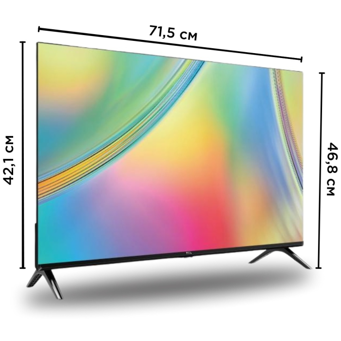 TCL 32S5400 81 см черный