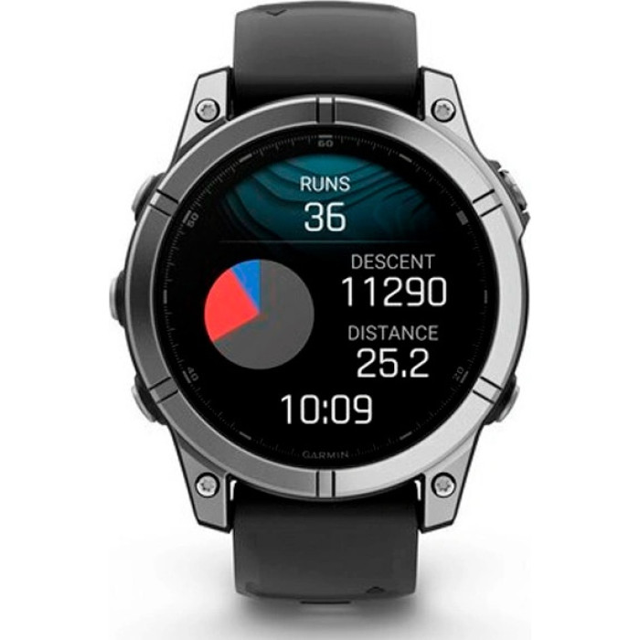 Garmin Fenix E 47 мм черный-серый
