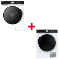 Hansa WHM9140W белый + сушильная машина Hansa TDH9B3W