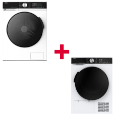 Hansa WHM9140W белый + сушильная машина Hansa TDH9B3W
