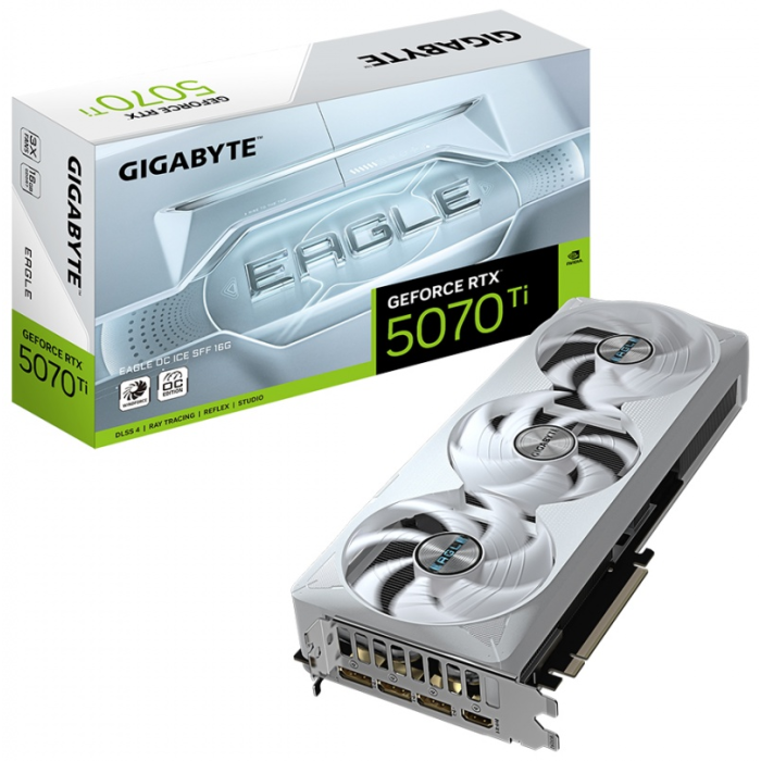 GIGABYTE GeForce RTX 5070 Ti EAGLE OC ICE SFF 16 Гб