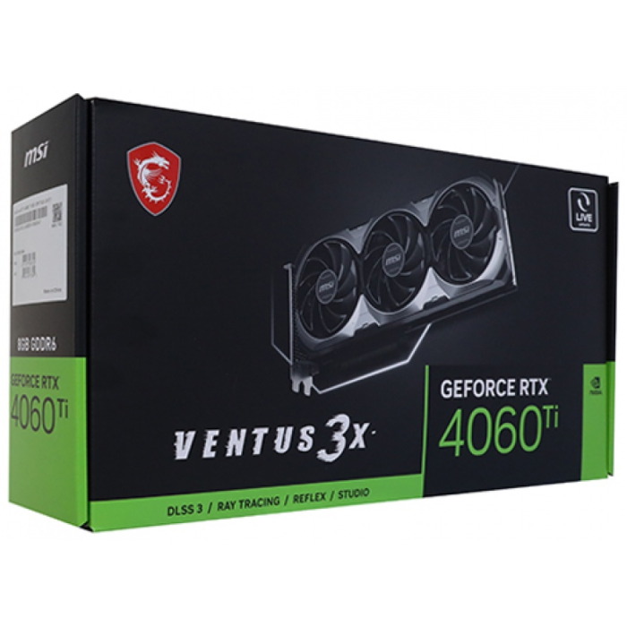 MSI RTX 4060 TI 8G VENTUS 3X E1 8 Гб
