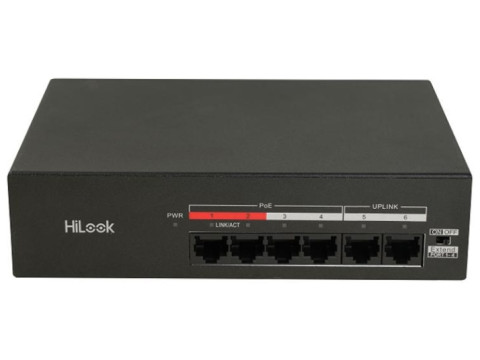 HiLook NS-0106MP-35 Коммутатор 4-портовый неуправляемый PoE