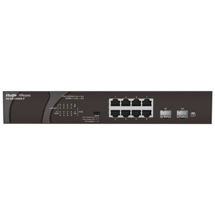 Коммутатор Ruijie Reyee RG-ES110GDS-P