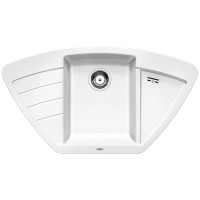 Blanco Zia 9E White (514798) накладная 93х51х18 см, искусственный камень, тон белый